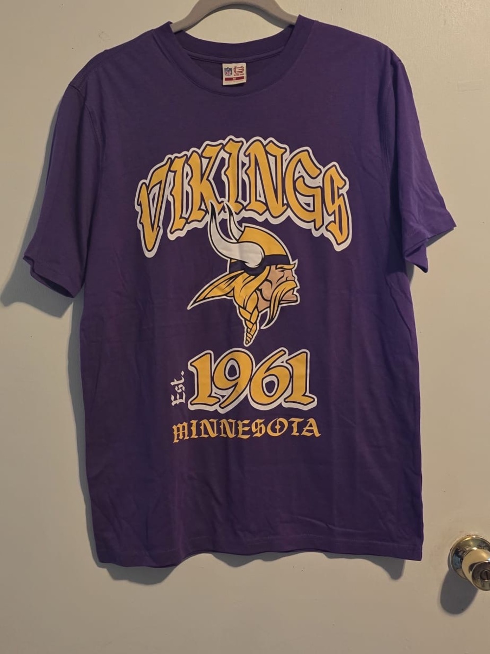NFL Purple Minnesota Vikings 1961 Graphic T-Shirt